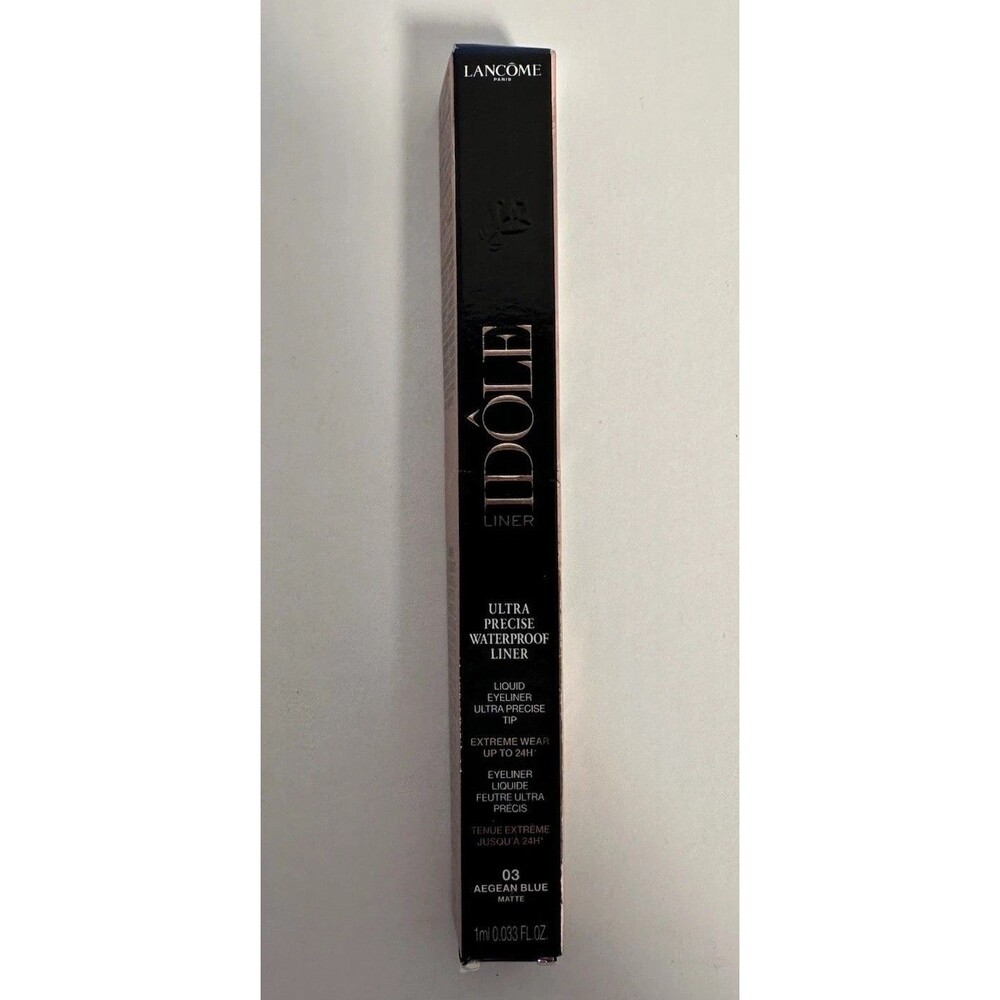 LANCOME IDOLE Ultra Precise Waterproof Liquid Eyeliner AEGEAN BLUE MATTE 03 BNIB